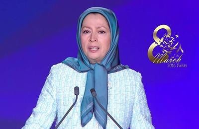 كلمة مريم رجوي في مؤتمر إحياء يوم المرأة العالمي