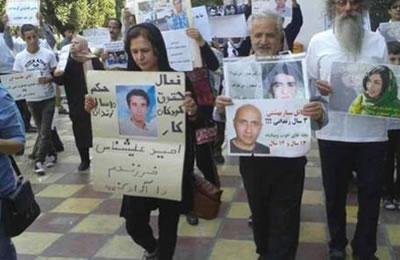 إيران : احتجاج سيمين عوض زاده على اعتقال إبنها غير القانوني