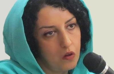 ايران : إجراء  حكم جديد علي السيدة ” نرجس محمدي “  للحبس