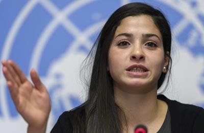 تعيين الفتاة السورية اللاجئة كسفيرة حسن النية في الأمم المتحدة