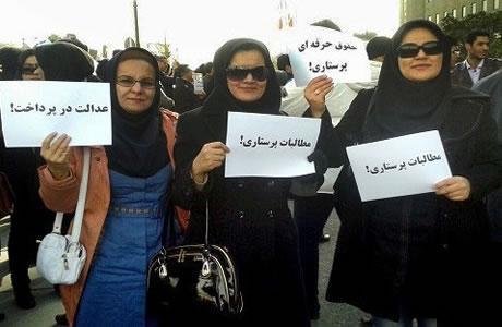 ايران: احتجاجات الممرضات في مدينة أهواز