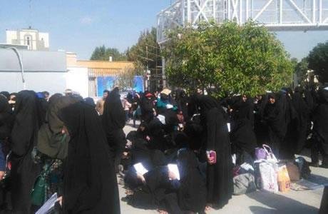 ایران: احتجاجات معلمات  مدينة ” كنكاور“