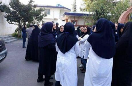 ایران: تجمع احتجاجي للنساء ” إين بار“ في مدينة ” رشت “