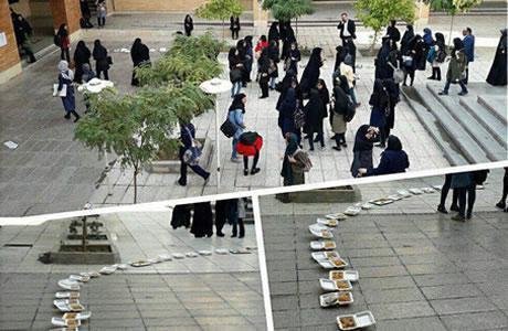 ایران: احتجاج الطالبات على ردائة طعام الجامعة