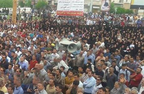 إيران: آلاف المواطنين من نساء ورجال بمدينة كازرون يخرجون إلى الشوارع مرة أخرى