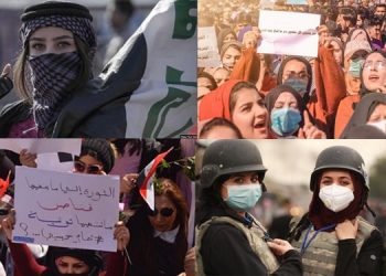 مظاهرات النساء العراقيات المليونية في بغداد وغيرها من المدن بشعار”بناتك يا وطن“
