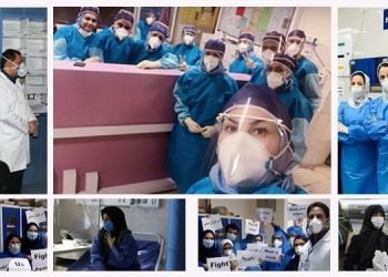 الممرضات والأطباء الإيرانيين معرضون لخطر كبير من فيروس كورونا