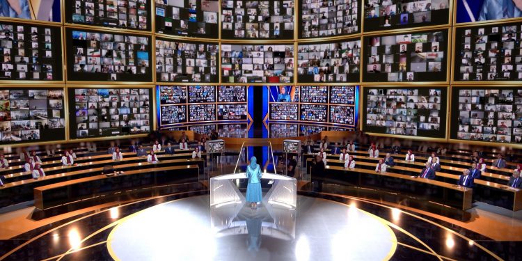 المؤتمر العالمي لإيران حرة لتأييد انتفاضة الشعب الإيراني