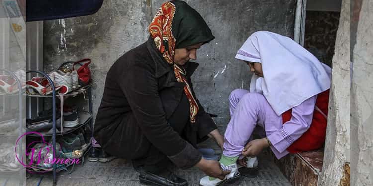 الإحصائيات المعلنة عن الأسر التي تعيلها نساء في إيران