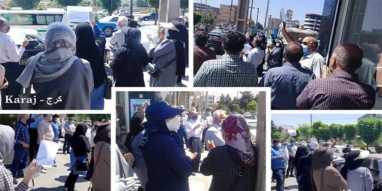 كانت تَرمز لها بالوجه القبيح للمرشح الرئيسي للولي الفقيه، ألا وهو رئيسي، جلاد مجزرة عام 1988.