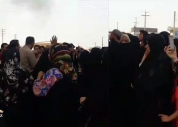 النساء في برازجان والأهواز وكرج ينضمنَّ مسيرات احتجاجية اعتراضًا على شُح المياه في خوزستان