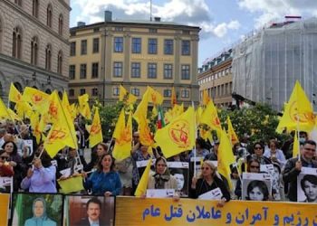 مظاهرة ومسيرة الإيرانيين في استوكهولم والتقاضي على ضحايا مجزرة عام 1988