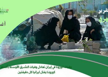 التقرير الشهري لشهر أغسطس عام 2021 - وفيات كورونا في إيران تعادل وفيات الشرق الأوسط بأكمله