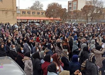 تجمع المعلمين في سنندج - 23 ديسمبر 2021