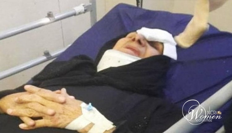 ويوضح مقطع فيديو أنه أغمي عليها عندما سقطت على الأرض، وعندما أفاقت وفتحت عينيها وجدت نفسها في المستشفى