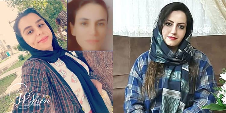 من اليمين رقية بيكدلي، مريم باياب، ومريم كاظمي.