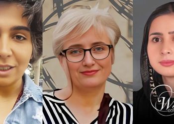 زهرا شفيعي وسجينات أخريات يقبعن خلف القضبان