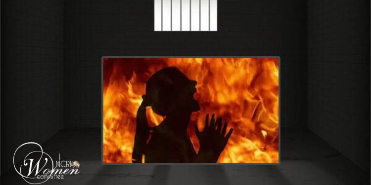 مأساة في سجن لنكرود بمدينة قم: امرأة تشعل النار في نفسها احتجاجًا وتواجه معاملة غير إنسانية