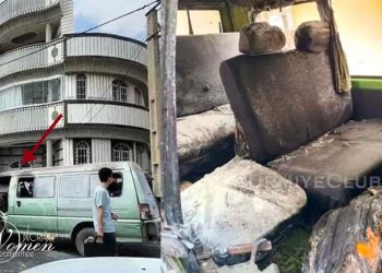 حريق حافلة مدرسية في أرومية يُصيب تسع طالبات