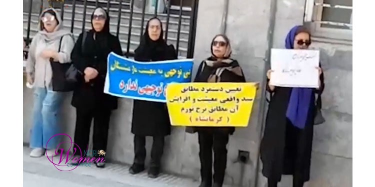 احتجاج معلمات رياض الأطفال في المدارس العامة بطهران ضد السياسات القمعية