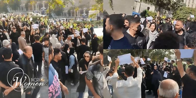 عائلات السجناء المحكومين بالإعدام تتعرض للضرب والاعتقال خلال تجمّعٍ سلمي في طهران