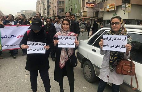 شرکت فعال زنان در اعتراضات و اعتراض زنان شجاع اهوازی