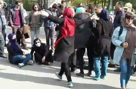دانشجویان دانشگاه تهران روز دانشجو ۱۷ آذر ۹۷