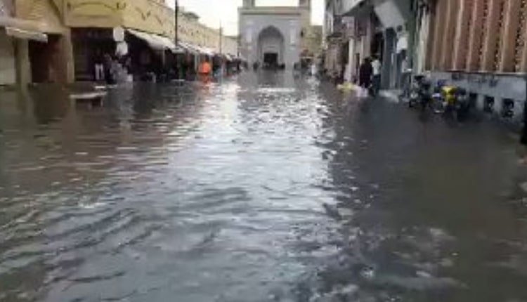 فاجعه سیل در شیراز دروازه قرآن را آب گرفت
