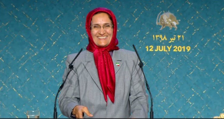 مژگان پارسایی - مراسم بزرگداشت نبرد تاریخی مردم ایران برای آزادی