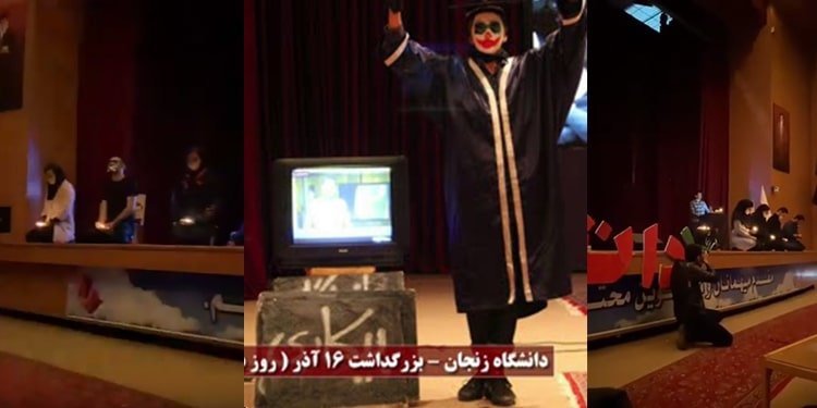 مراسم ۱۶ آذر روز دانشجو در دانشگاه زنجان
