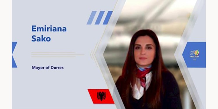 برخی از برجسته ترین زنان آلبانی و آمریکا در گردهمایی جهانی ایران آزاد 