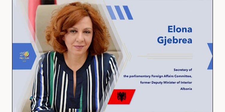 برخی از برجسته ترین زنان آلبانی و آمریکا در گردهمایی جهانی ایران آزاد 