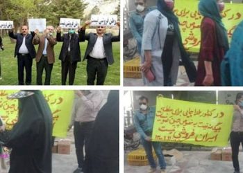 در سومین روز اعتراض به قرارداد ضدایرانی، زنان مورد ضرب و شتم قرار می گیرند