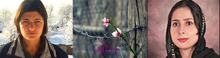 سکینه پروانه (راست) و زینب جلالیان