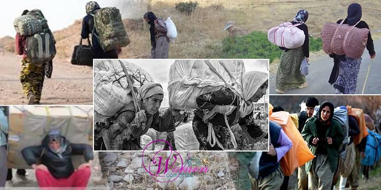 زنان خانواده کولبران – جدال جان برای نان در کوهستان 