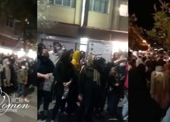 زنان تشنه آب و آزادی در همدان، برای اعتراض ۳ روز به خیابان آمدند