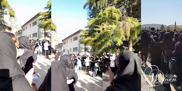 صدای زنان بلند و واضح در روز چهل و یکم قیام ایران
