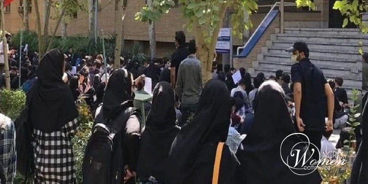 راهپیمایی و تجمع دانش آموزان و دانشجویان در نوزدهمین روز اعتراضات ایران