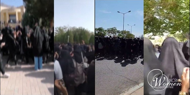 صدای زنان بلند و واضح در روز چهل و یکم قیام ایران