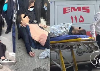 مدیر مدرسه به یک دختر دبیرستانی حمله و او را از پله پرت می کند