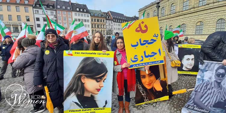 فریاد ایرانیان از زاهدان تا مونیخ، مرگ بر ستمگر چه شاه باشه چه رهبر