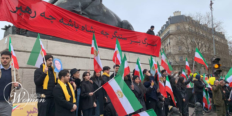 تظاهرات پاریس اتحاد علیه دیکتاتوری، همبستگی با انقلاب دموکراتیک مردم ایران