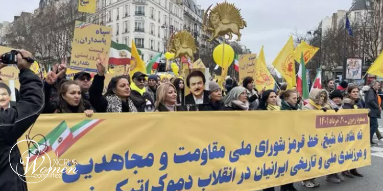 تظاهرات پاریس اتحاد علیه دیکتاتوری، همبستگی با انقلاب دموکراتیک مردم ایران