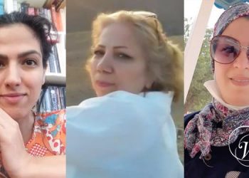 فاطمه تدریسی و عاتکه رجبی در میان معلمان بازداشتی