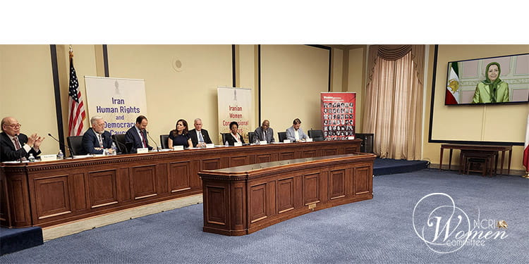 جلسه استماع مشترک در کنگره آمریکا از زنان ایرانی، قیام و مریم رجوی حمایت می کند