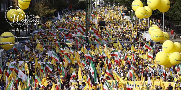 ده‌ها هزار ایرانی در بروکسل ۶۰مین سالگرد مبارزه برای آزادی در ایران را گرامی می‌دارند