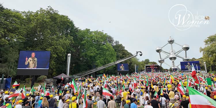 ده‌ها هزار ایرانی در بروکسل ۶۰مین سالگرد مبارزه برای آزادی در ایران را گرامی می‌دارند