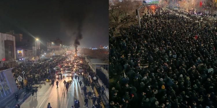 سترش قیام ایران به ۱۷۳ شهر و تشدید اعتراضات، مرحله تازه ای در خیزش بزرگ مردم ایران