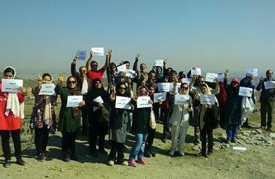 Soutien des femmes au leader du syndicat enseignant