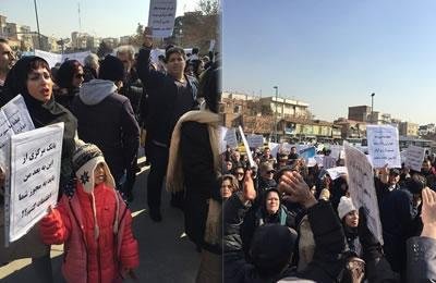 Des femmes spoliées manifestent dans la capitale iranienne